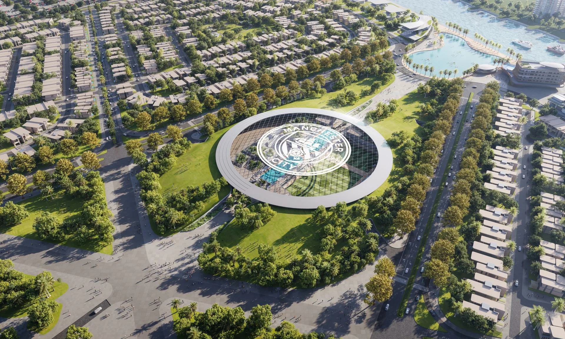 Manchester City Academy top view